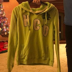 Light Lime Green Hollister Hoodie